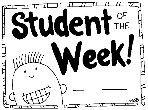 Student Of The Week   Clip Art Gallery
