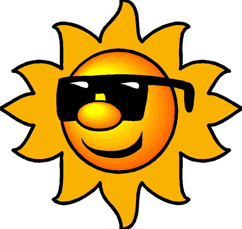Sun With Sunglasses Clipart   Clipart Panda   Free Clipart Images