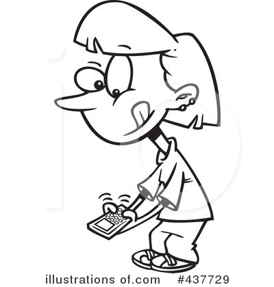 Texting Clipart  437729   Illustration By Ron Leishman