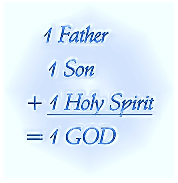 The Holy Trinity Union Of Three Persons In One Godhead Clipart