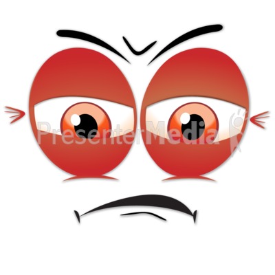 Angry Upset Face   Presentation Clipart   Great Clipart For    