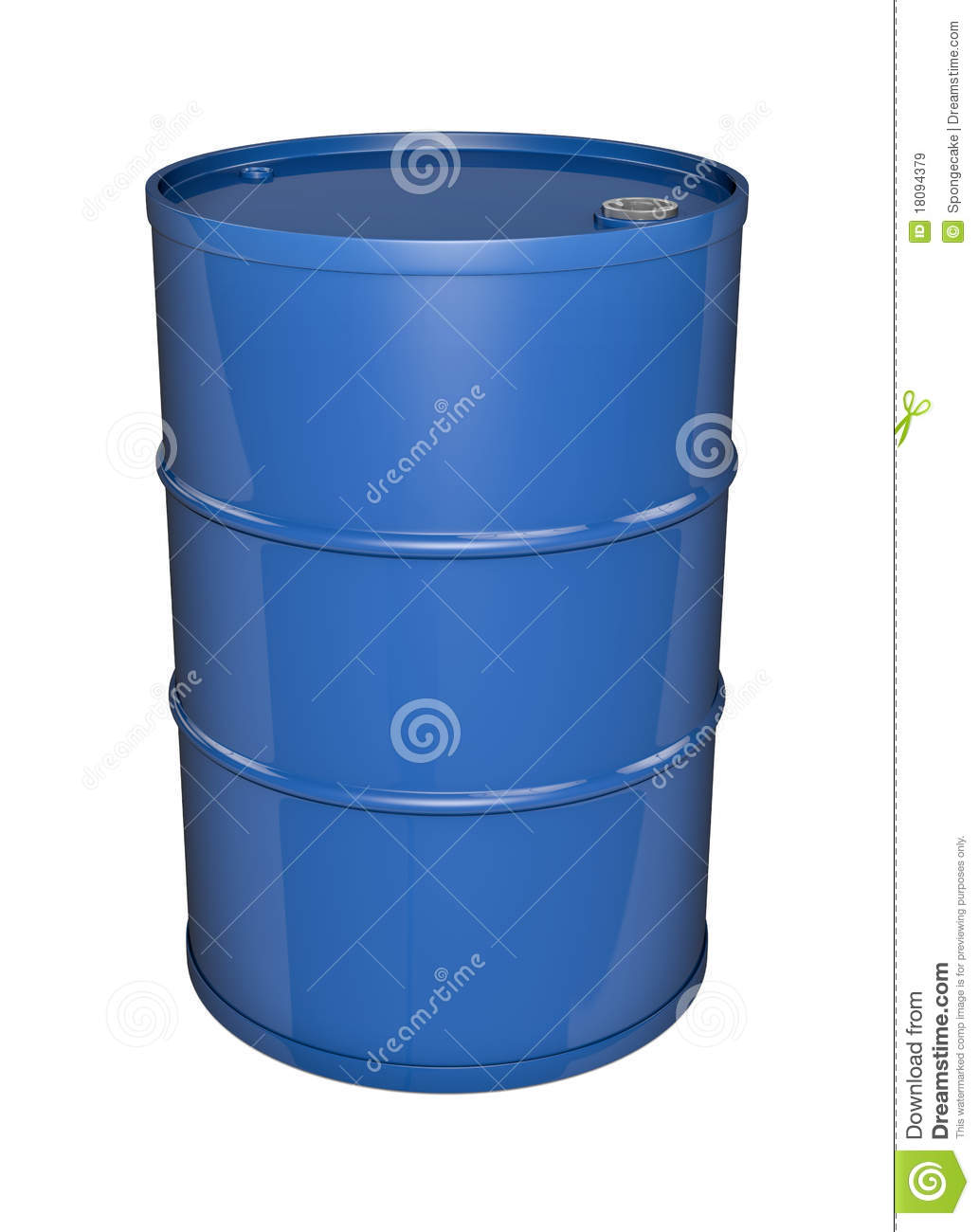 Blue Oil Drum Royalty Free Stock Images   Image  18094379