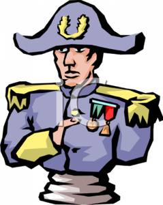 Dictator Clipart Bust Napoleon Bonaparte With His Hand Inside His Coat    