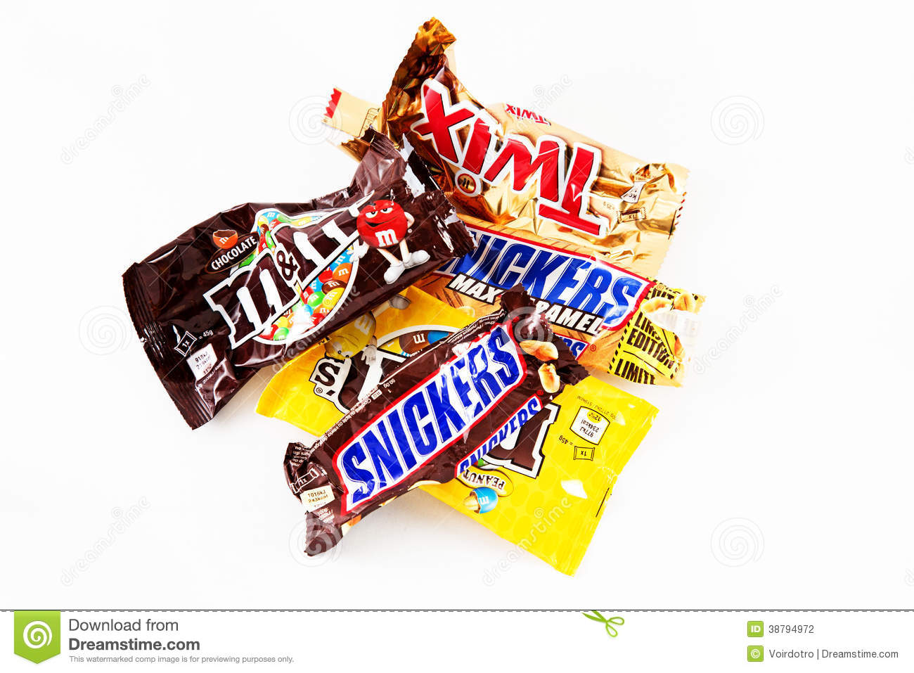 Empty Chocolate Candy Bars Wrappers Editorial Photography   Image    