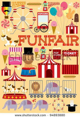 Fair Food Clipart Fun Fair Illustration Vector