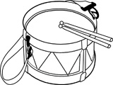Free Black And White Music Outline Clipart   Clip Art Pictures    