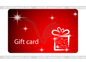 Gift Card   Royalty Free Vector Clipart