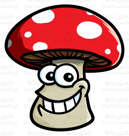 Mushroom Clipart Mushroom Face Cartoon Clip Art 540px Png