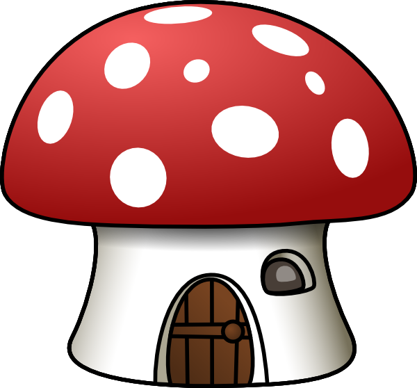 Mushroom House Clip Art At Clker Com   Vector Clip Art Online Royalty