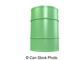 Oil Drum Green Copy Space Stock Illustration Clipart   Free Clip Art