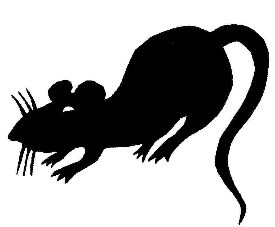 Rat Silhouette Clipart