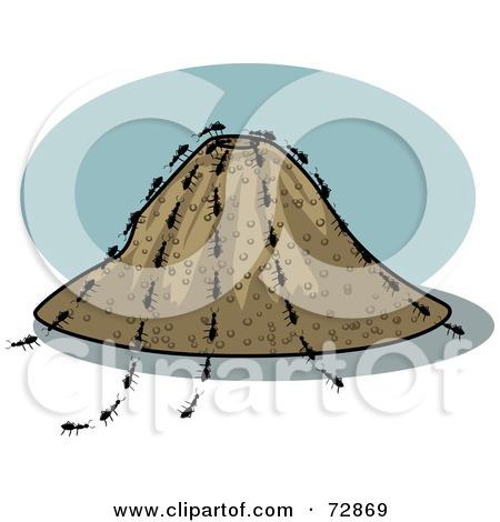 Royalty Free  Rf  Ant Hill Clipart   Illustrations  1