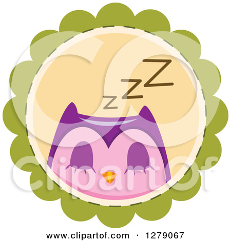 Sleeping Owl Clipart
