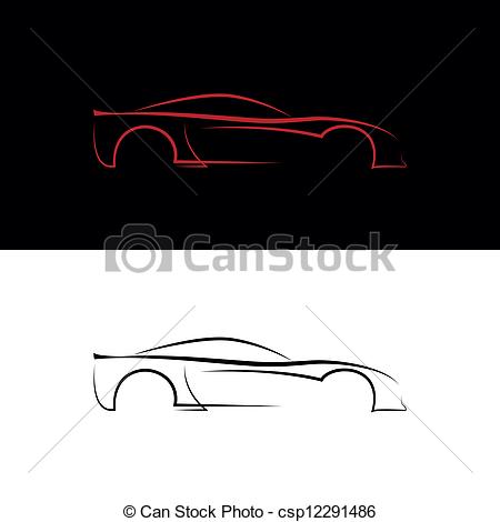 Vector Of Red And Black Car Logos Csp12291486   Search Clip Art