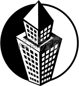 Building Clipart Black And White   Clipart Panda   Free Clipart Images