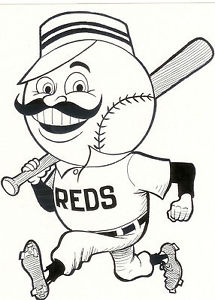 Cincinnati Reds Colouring Pages
