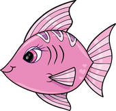 Clip Art Of Silly Cute Fish Ocean Vector