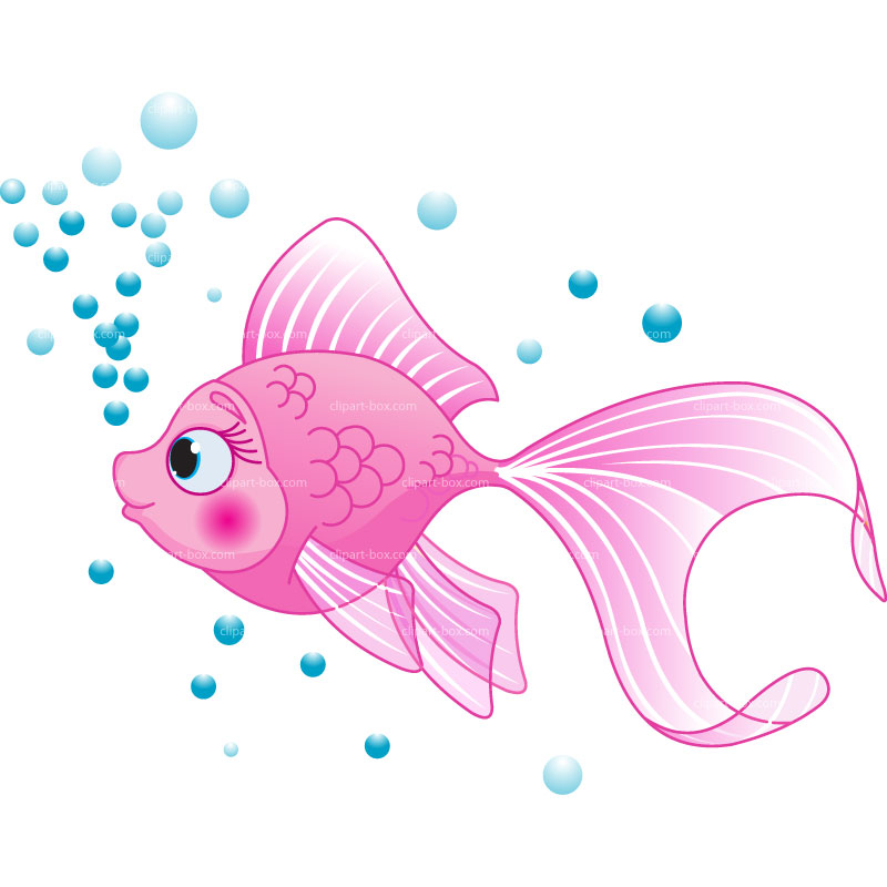 Clipart Pink Fish   Royalty Free Vector Design