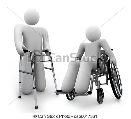 Clipart Van Onbekwaamheden   Invalide Persoon Wheelchair Een Wth