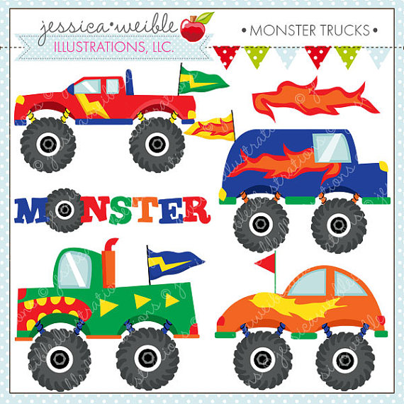 Digital Clipart For Commercial And Personal Use Big Truck Clipart