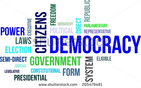 Direct Democracy Clipart A Word Cloud Of Democracy