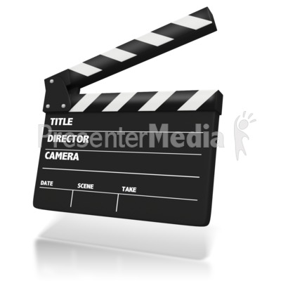 Film Clap Board   Education And School   Great Clipart For