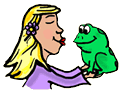 Girl Ready To Kiss Frog