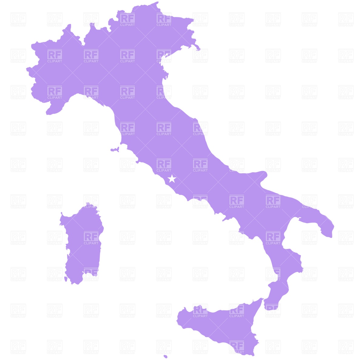 Italy Map Outline 877 Download Royalty Free Vector Clipart  Eps 