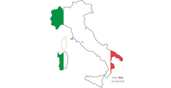 Italy Map With Flag Free Vector Clip Arts Free Clip Art   Clipartlogo    