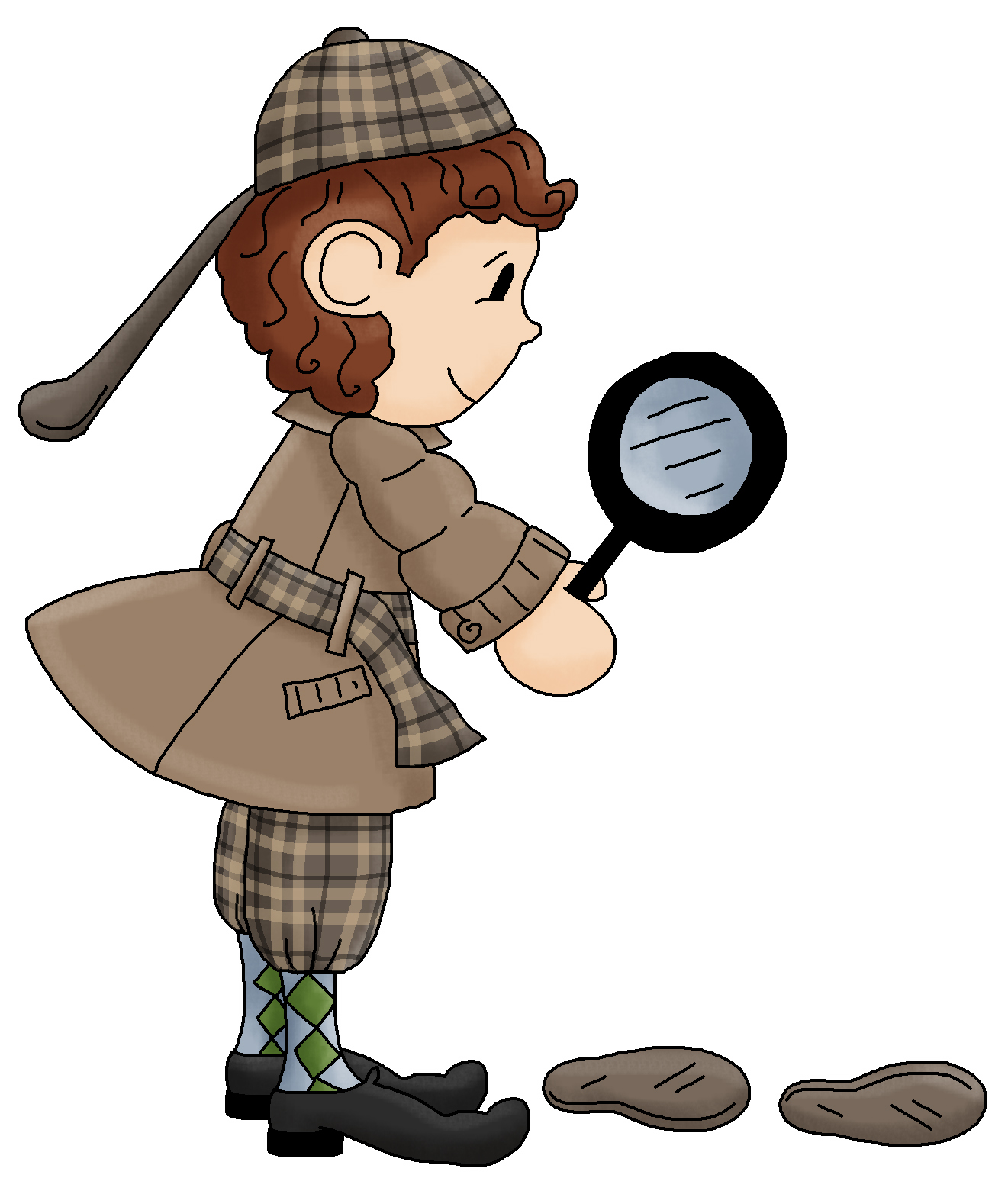 Kid Detective Clipart
