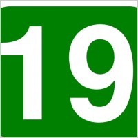 Number 18 Clipart With Number 19 Clip Art