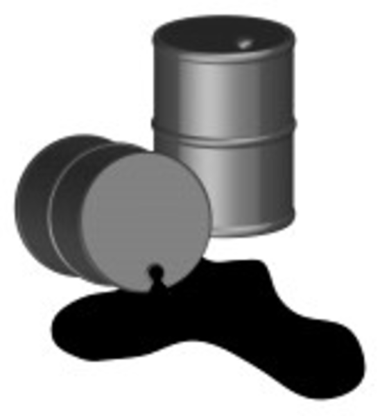 Oil Spilling Out Of One Black Oil Barrel D Vector   Free Images At    
