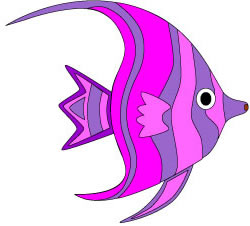 Pink Fish Graphics Tropical Fish Clip Art  Free Printables