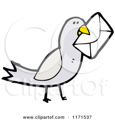 Royalty Free  Rf  Messenger Bird Clipart Illustrations Vector