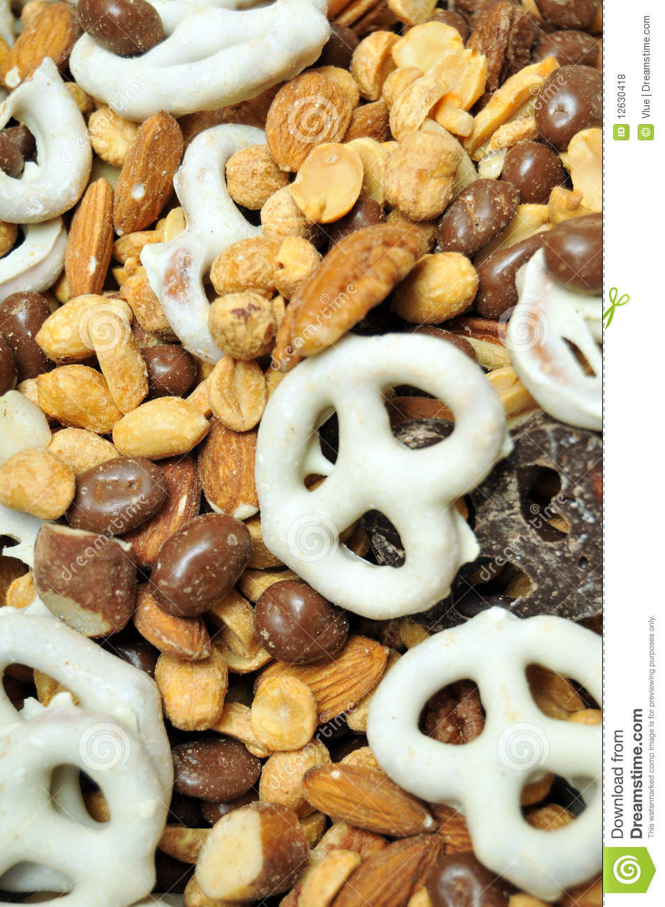 Trail Mix Contains White Chocolate Covered Pretzels Chocolate Covered