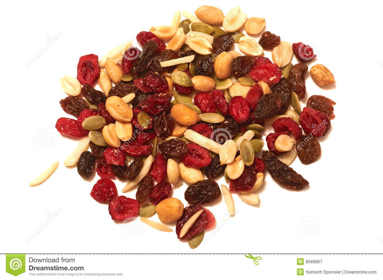 Trail Mix Portion Royalty Free Stock Photography   Image  8568867