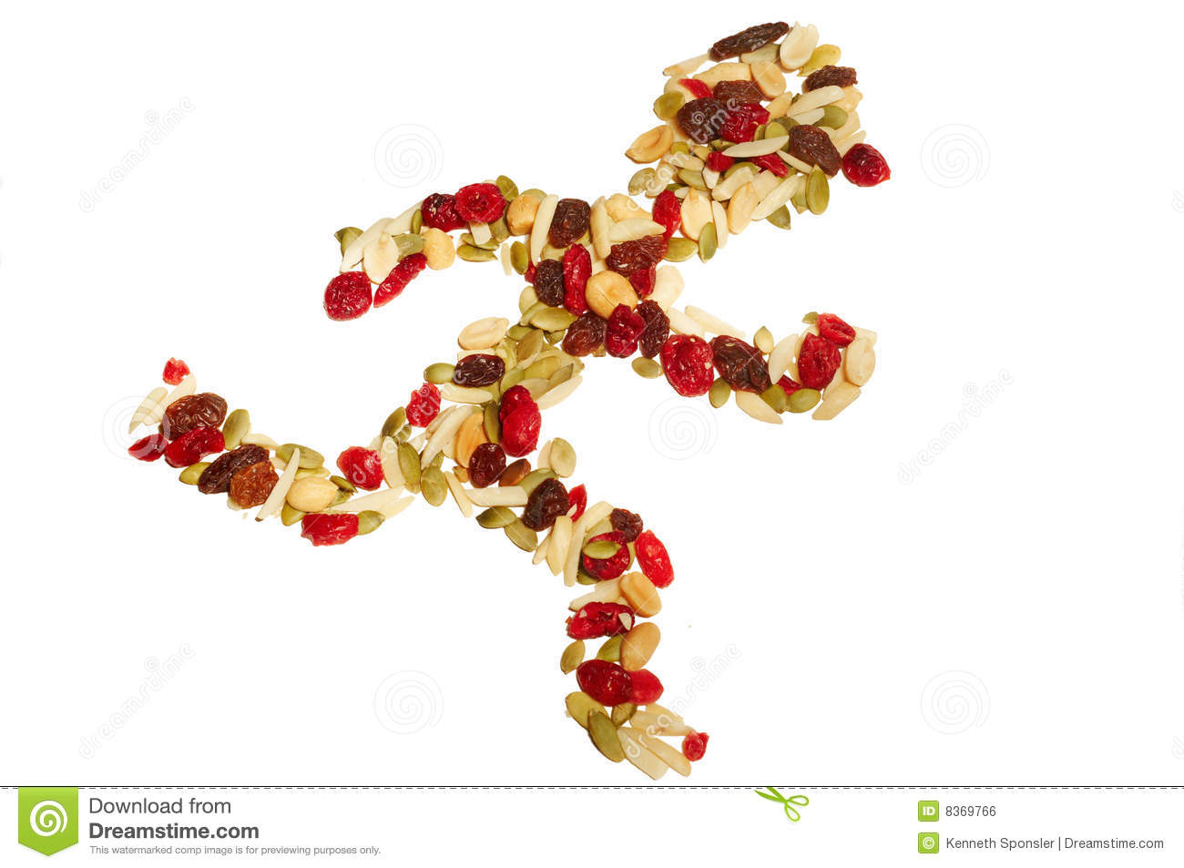 Trail Mix Runner Royalty Free Stock Image   Image  8369766