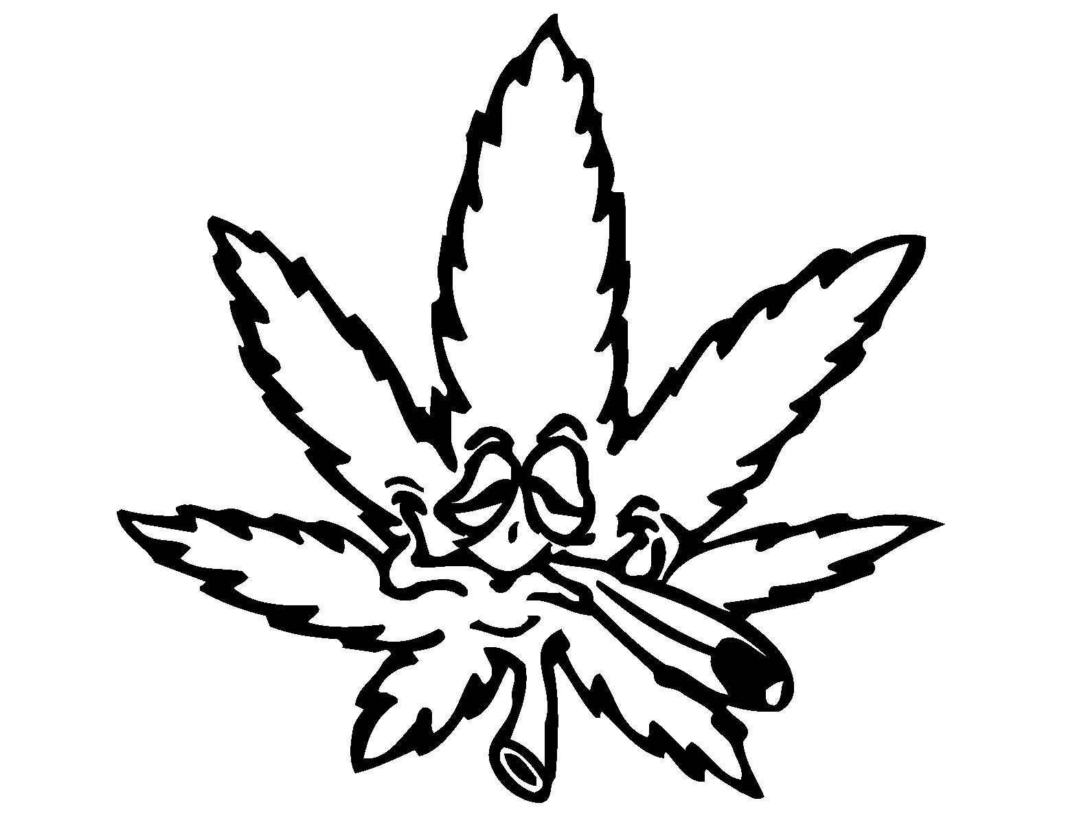 10 Weed Leaf Coloring Pages Free Cliparts That You Can Download To You