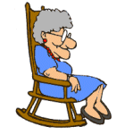 Animated Gifs Of An Old Woman Sitting On Rocking Chair
