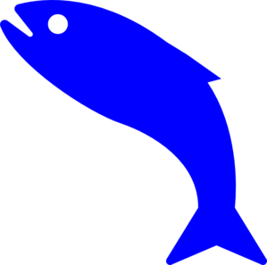 Blue Fish Clip Art   Animal   Download Vector Clip Art Online