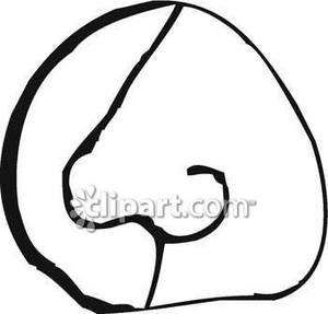 Clip Art Black And White Black And White Nose Royalty Free Clipart    