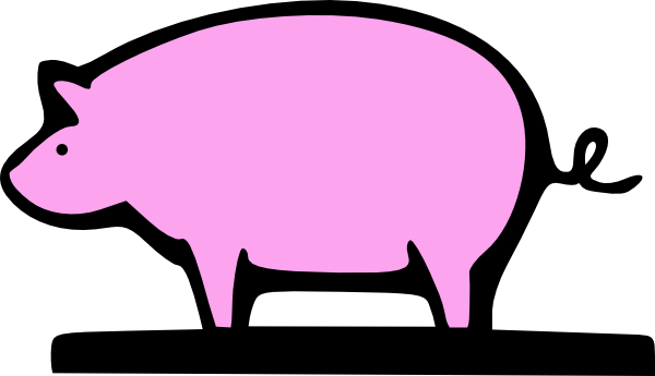 Farming Animal Pig Clip Art   Vector Clip Art Online Royalty Free    