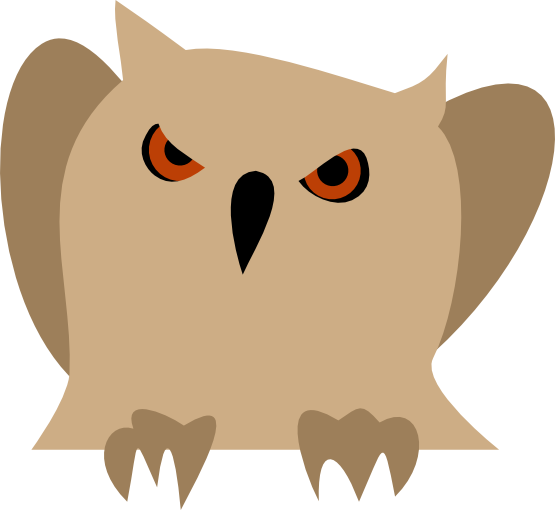 Free Angry Owl Clip Art