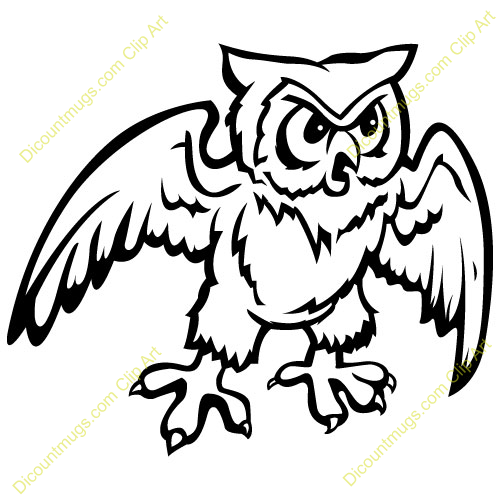 Free Angry Owl Clipart   Custom Clip Art