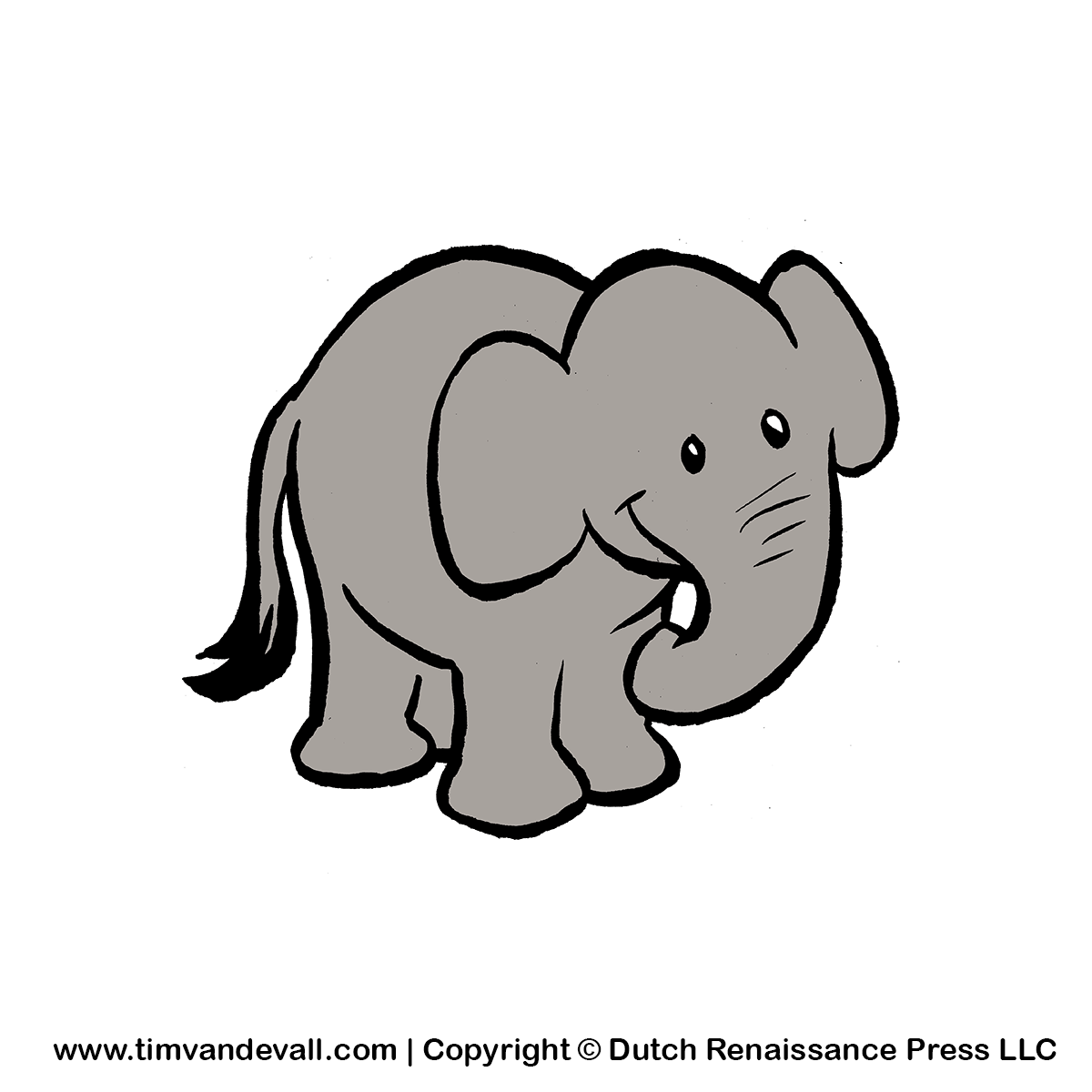 Free Baby Elephant Clipart For Kids   Printable Animal Clip Art