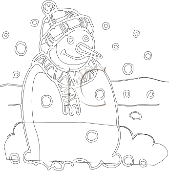 Hat Clipart 1853 Clipart Ilustration Of A Winter Clip Art Image