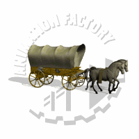 Horses Animated Clipart 4956559 Keywords Covered Wagon Horses Western    