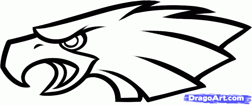 How To Draw The Eagles Logo Philadelphia Eagles Step By Step Sports