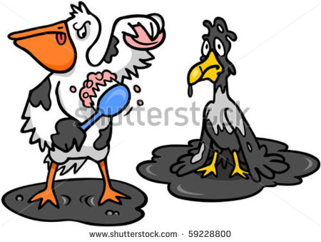 Oil Spill In From A Clipart