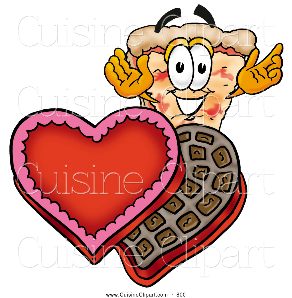 Open Pizza Box Clipart Cuisine Clipart Of A Happy And